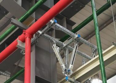 钟祥该抗震支架的整体式支吊架结构协调性好